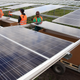 Workers installing solar panels in southwestern France. Many of the solar jobs in the United States are also in installation. Image: AP Photo/Bob Edme